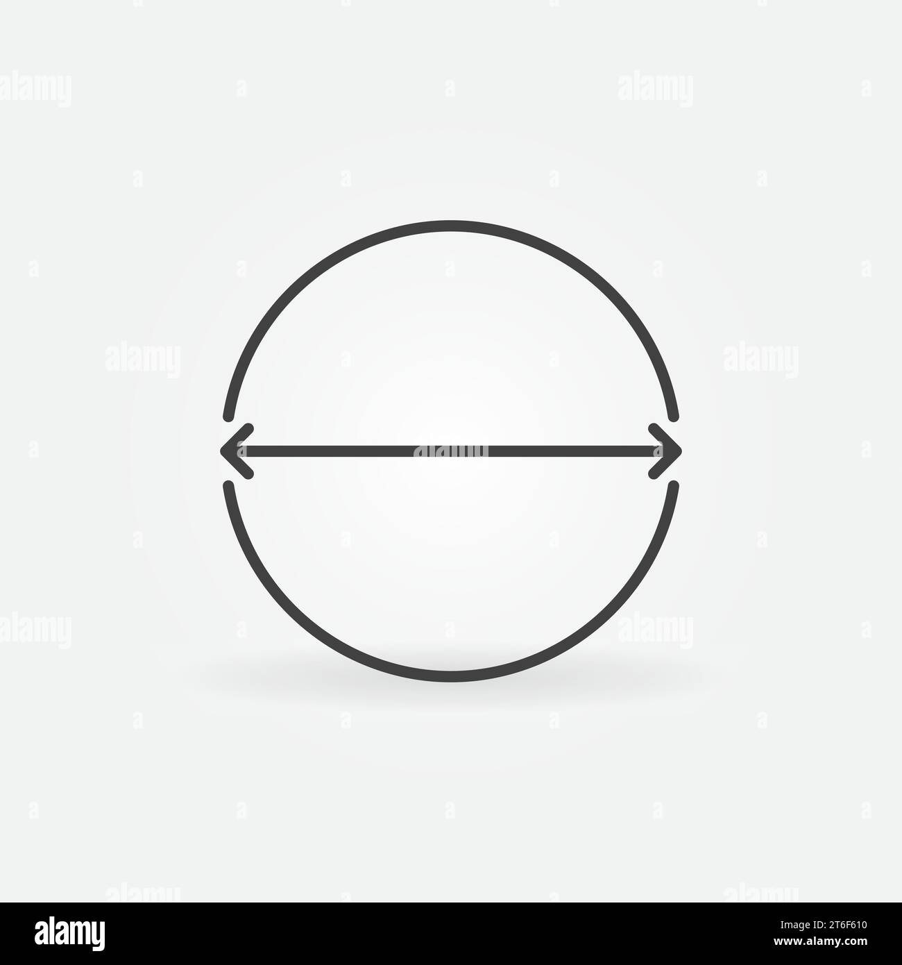 Diameter vector vectors hi-res stock photography and images - Alamy