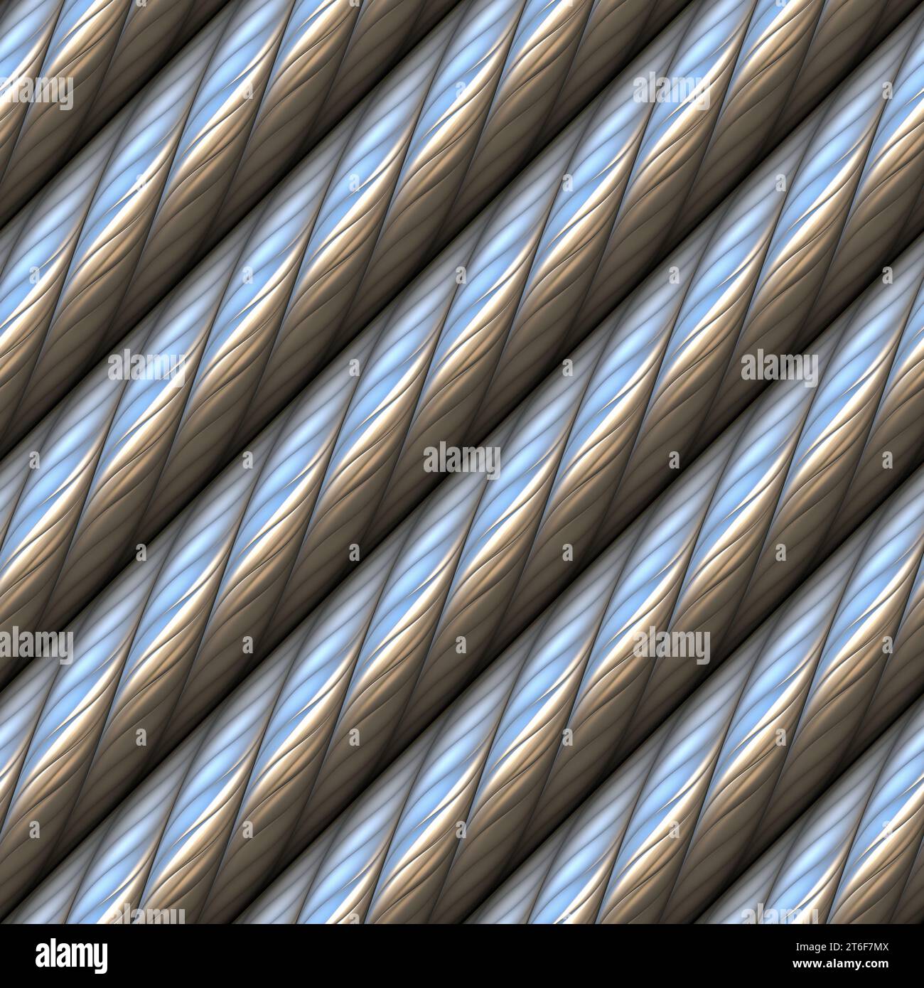 steel wire rope texture seamless backdrop, design elements Stock Photo