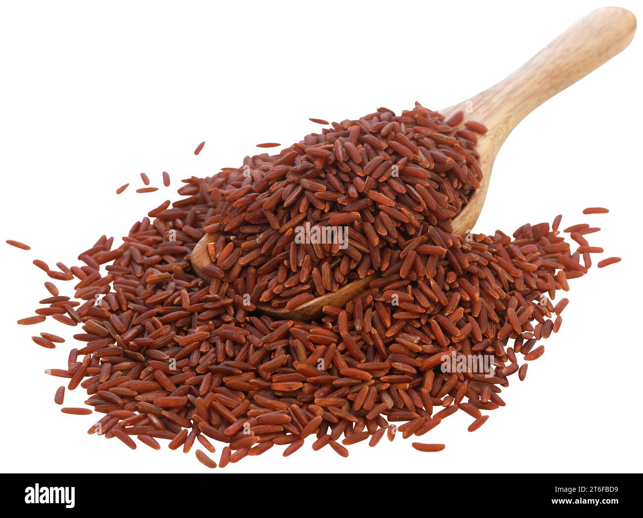 Red Rice Shwapno Spoon raw red rice hi-res stock photography and images - Alamy
