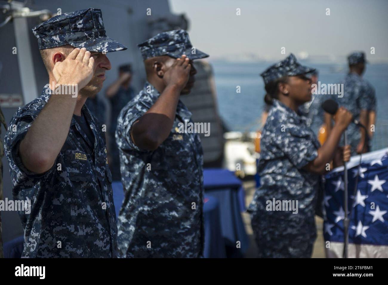 Uss roosevelt ddg 80 140630 stock photo alamy