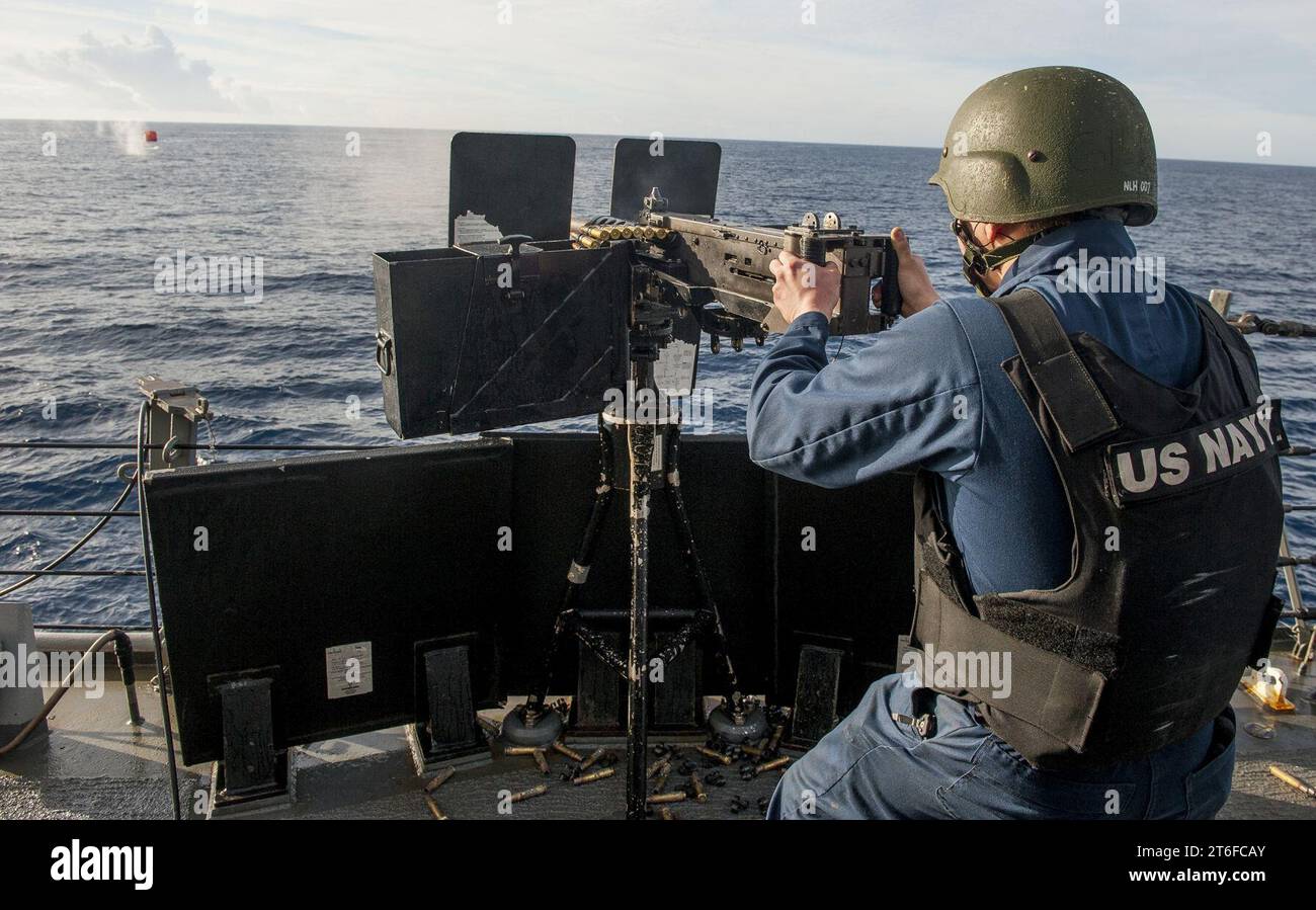 USS Ross operations 140319 Stock Photo - Alamy