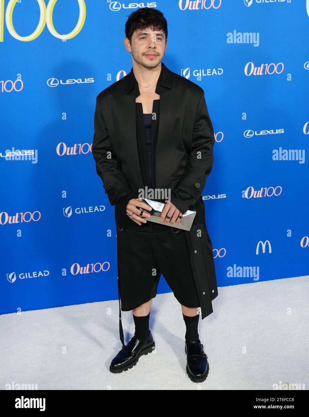 Los Angeles, USA. 09th Nov, 2023. David Archuleta arrives at The OUT100 Party 2023 held at NeueHouse Hollywood in Hollywood, CA on Thursday, November 9, 2023. (Photo By Sthanlee B. Mirador/Sipa USA) Credit: Sipa USA/Alamy Live News Stock Photo