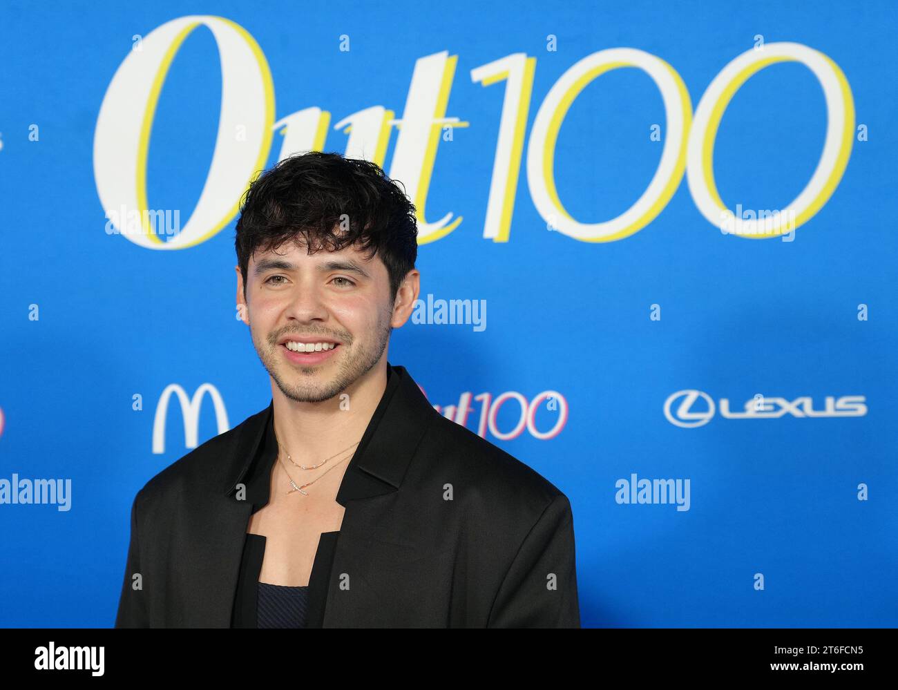 Los Angeles, USA. 09th Nov, 2023. David Archuleta arrives at The OUT100 Party 2023 held at NeueHouse Hollywood in Hollywood, CA on Thursday, November 9, 2023. (Photo By Sthanlee B. Mirador/Sipa USA) Credit: Sipa USA/Alamy Live News Stock Photo