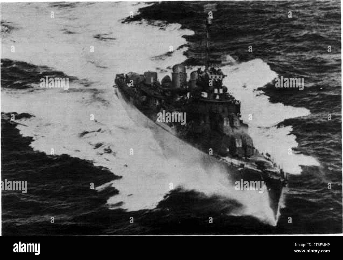 USS Stevens (DD479) underway at sea in 1943 Stock Photo Alamy