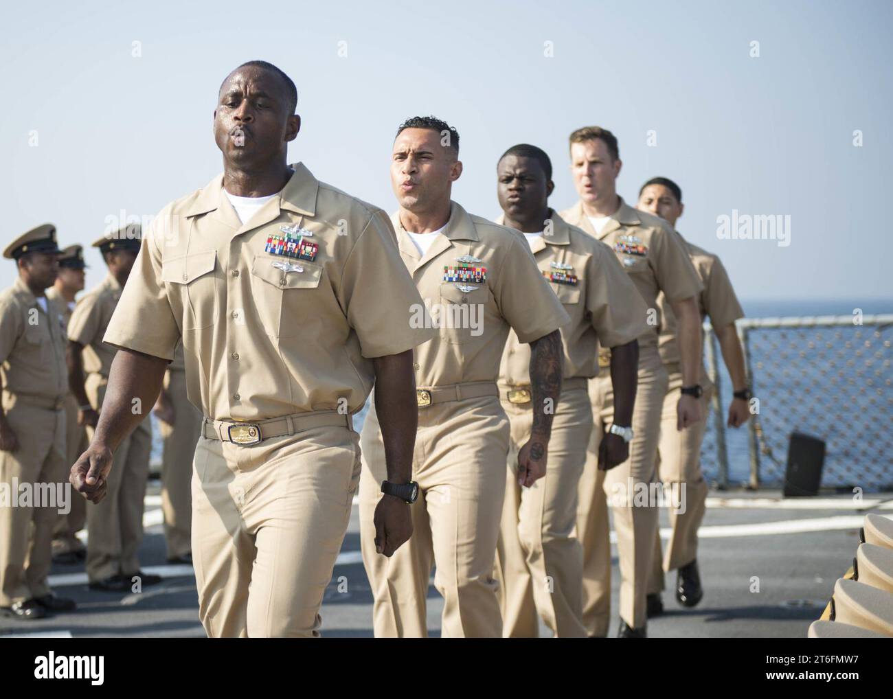 USS STOUT (DDG 55) Chief Petty Officer Pinning DEPLOYMENT 2016 160917 ...