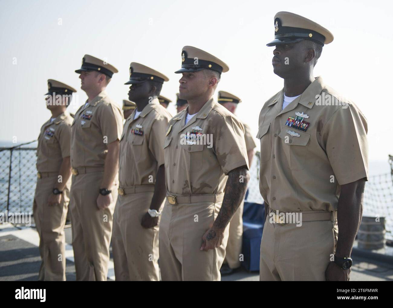 USS STOUT (DDG 55) Chief Petty Officer Pinning DEPLOYMENT 2016 160917 ...