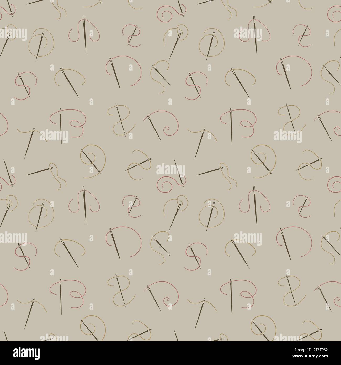 Needle vector pattern. Sewing and Fashion Industry concept seamless ...