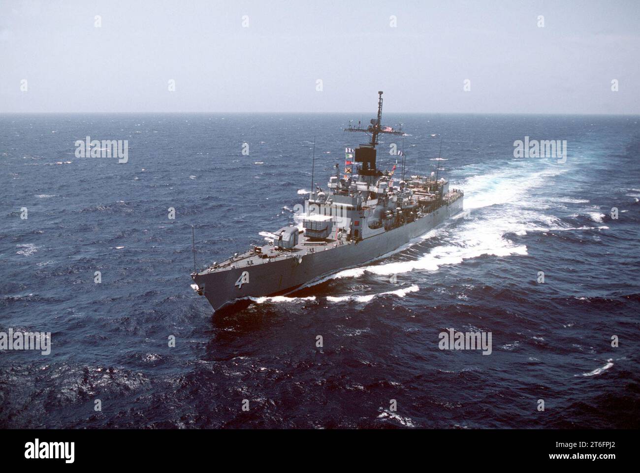 USS Talbot (FFG-4) port bow view Stock Photo - Alamy