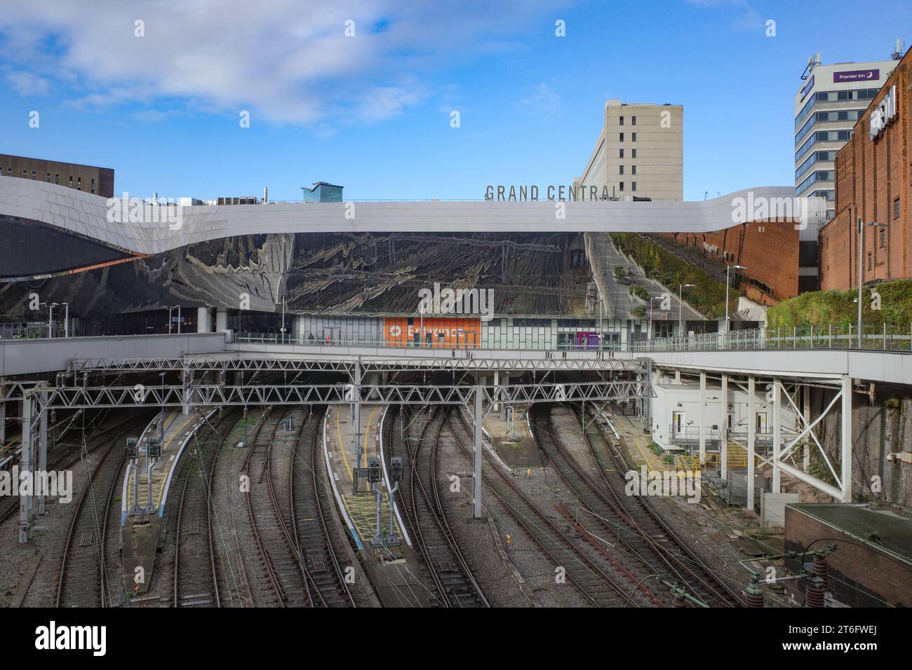 Birmingham, UK Nov 5, 2023 Exterior views of the redeveloped