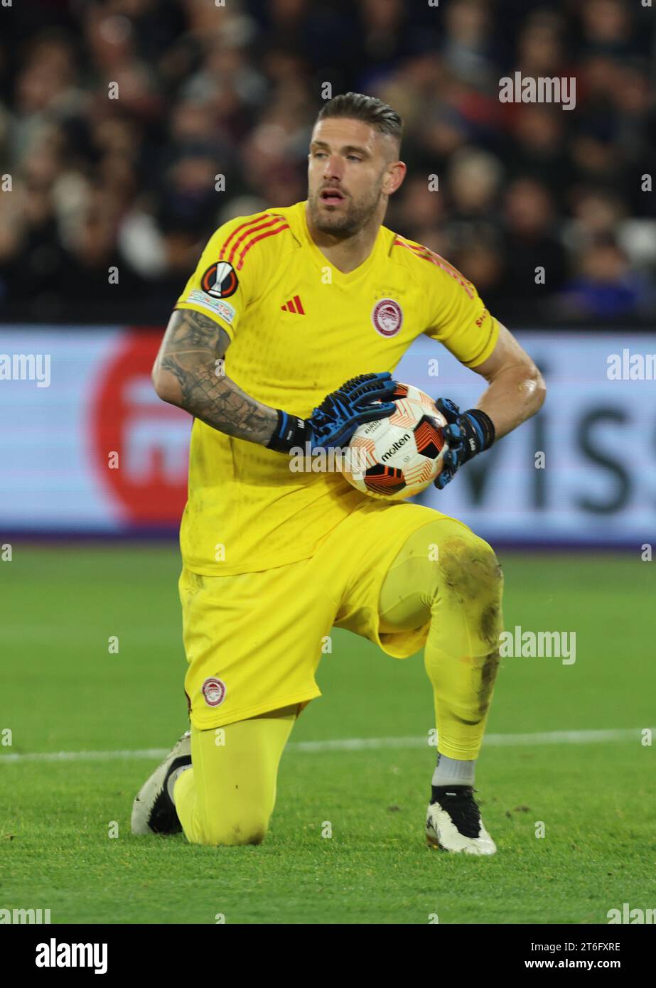 Alexandros Paschalakis of Olympiacos F.C. during Europa League Group A soccer match between West
