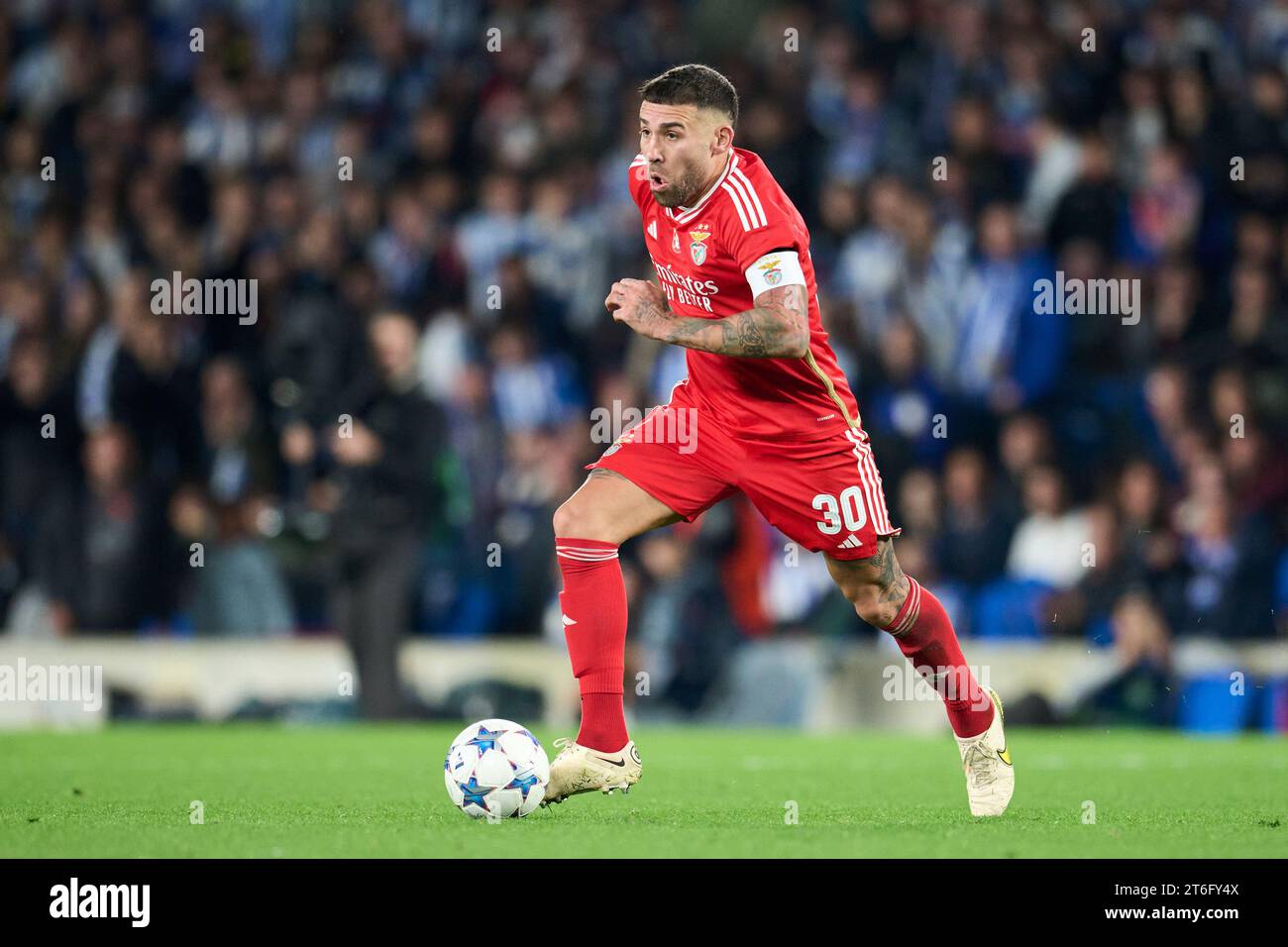 Nicolas Otamendi Of SL Benfica In Action During The Group D UEFA nicolas-otamendi-of-sl-benfica-in-action-during-the-group-d-uefa