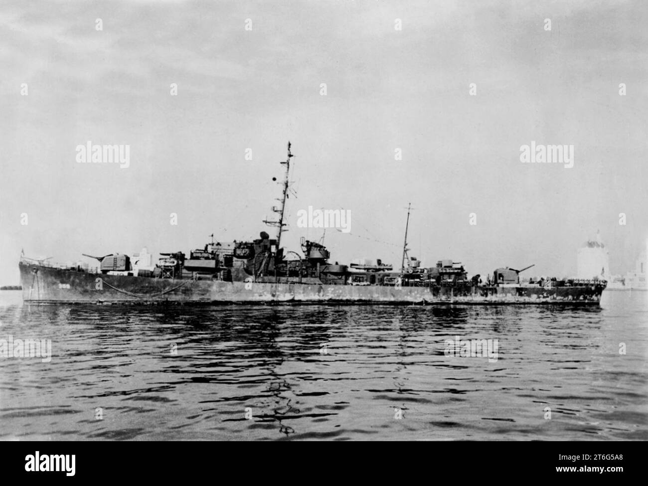 USS Woodson (DE-359), circa in 1945 (UA 570.15.03) Stock Photo