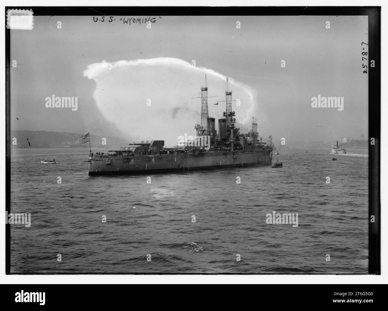 USS WYOMING Stock Photo