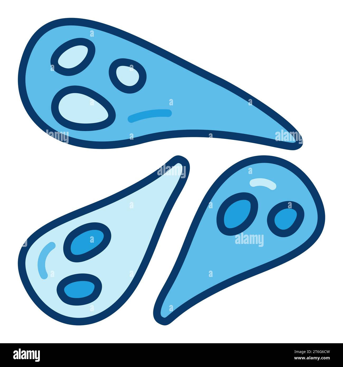 Bacteria vector concept blue icon or sign Stock Vector Image & Art - Alamy