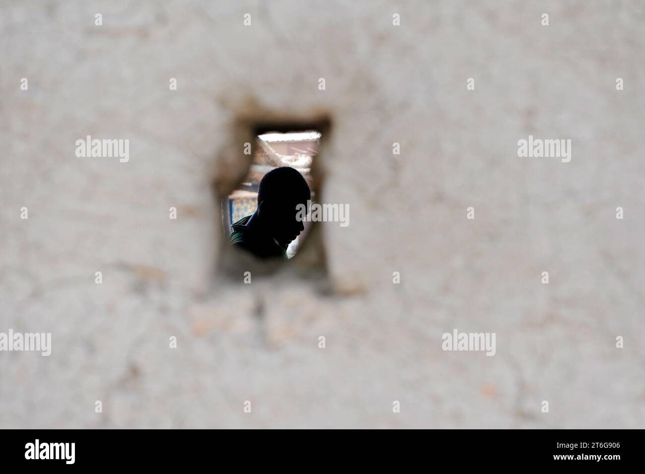 A peak inside a Malian home Stock Photo