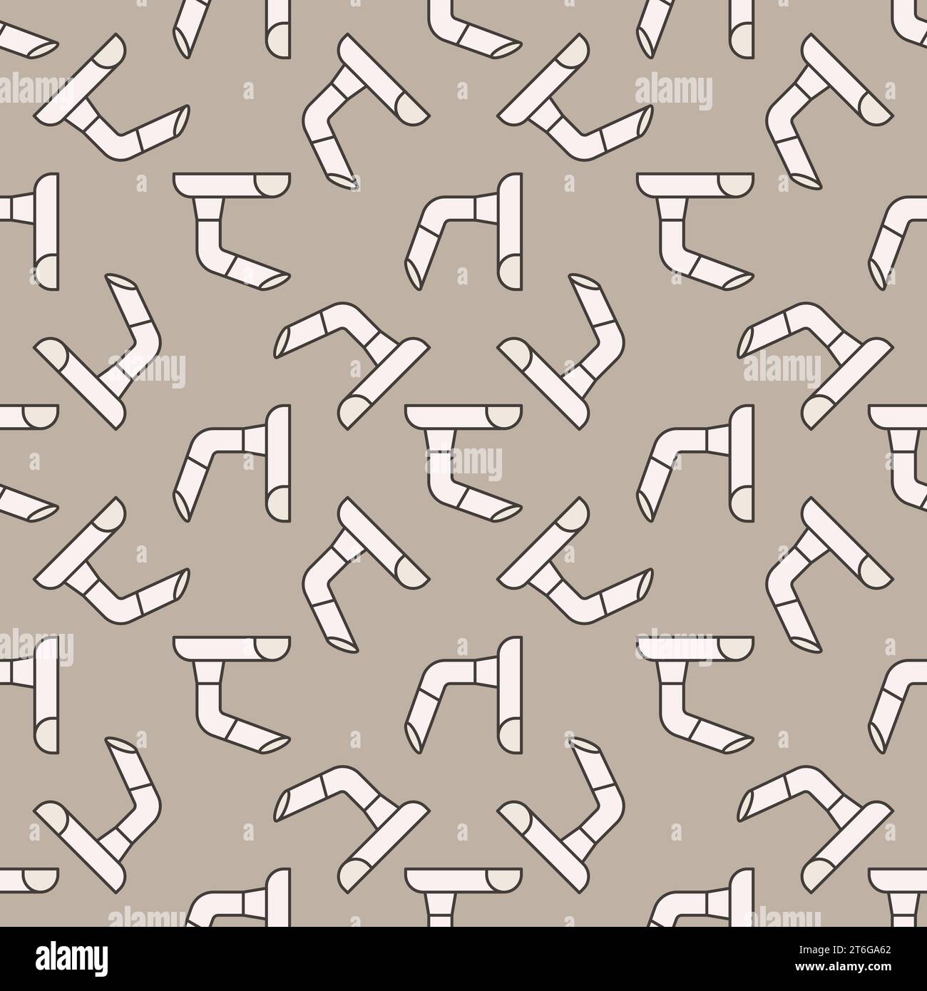 Roof Gutter vector concept colored modern seamless pattern Stock Vector