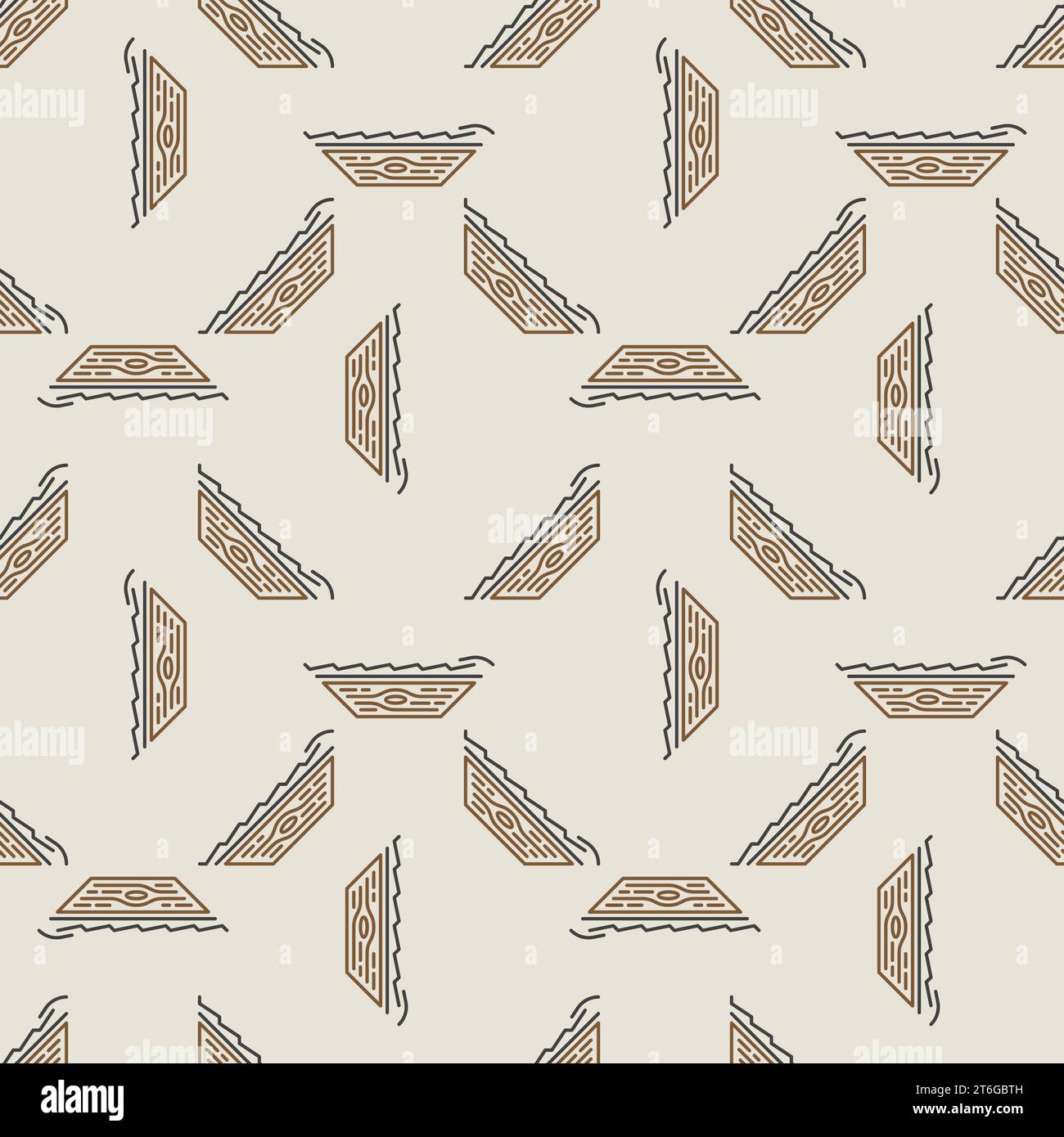 Roof Installation and Maintenance vector concept line seamless pattern ...