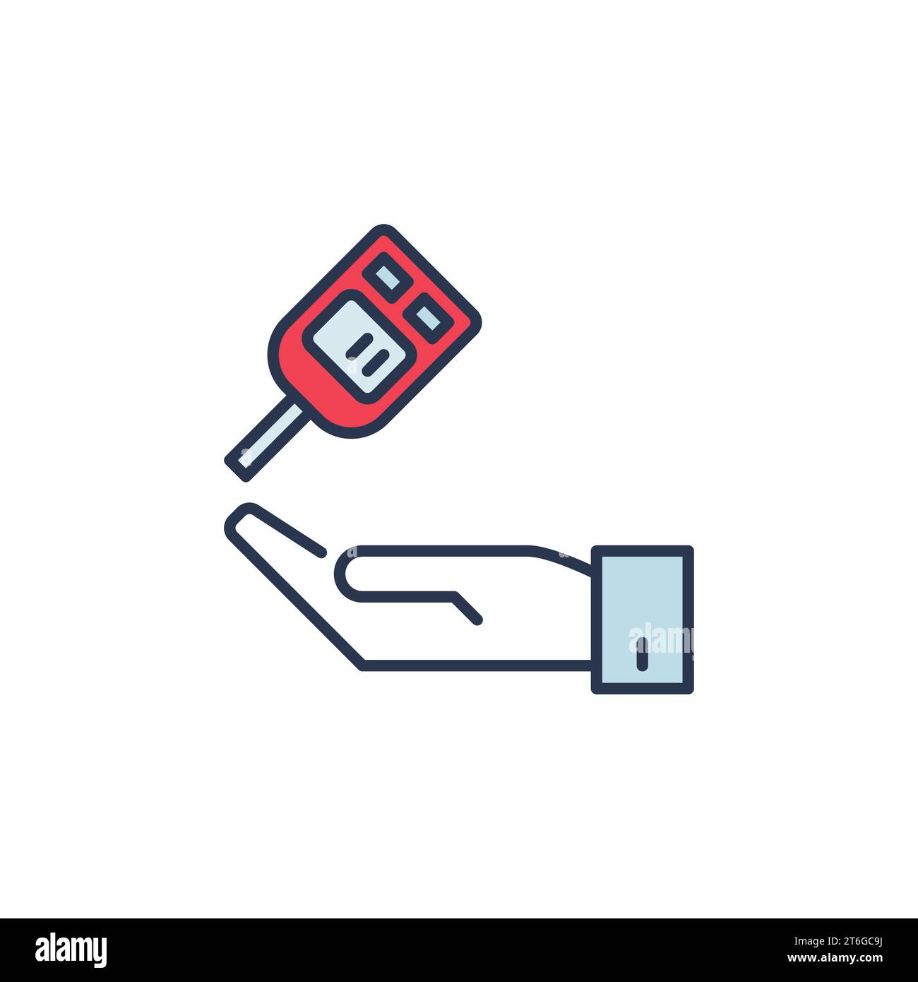 Glucometer and Hand vector concept colored icon or design element Stock Vector