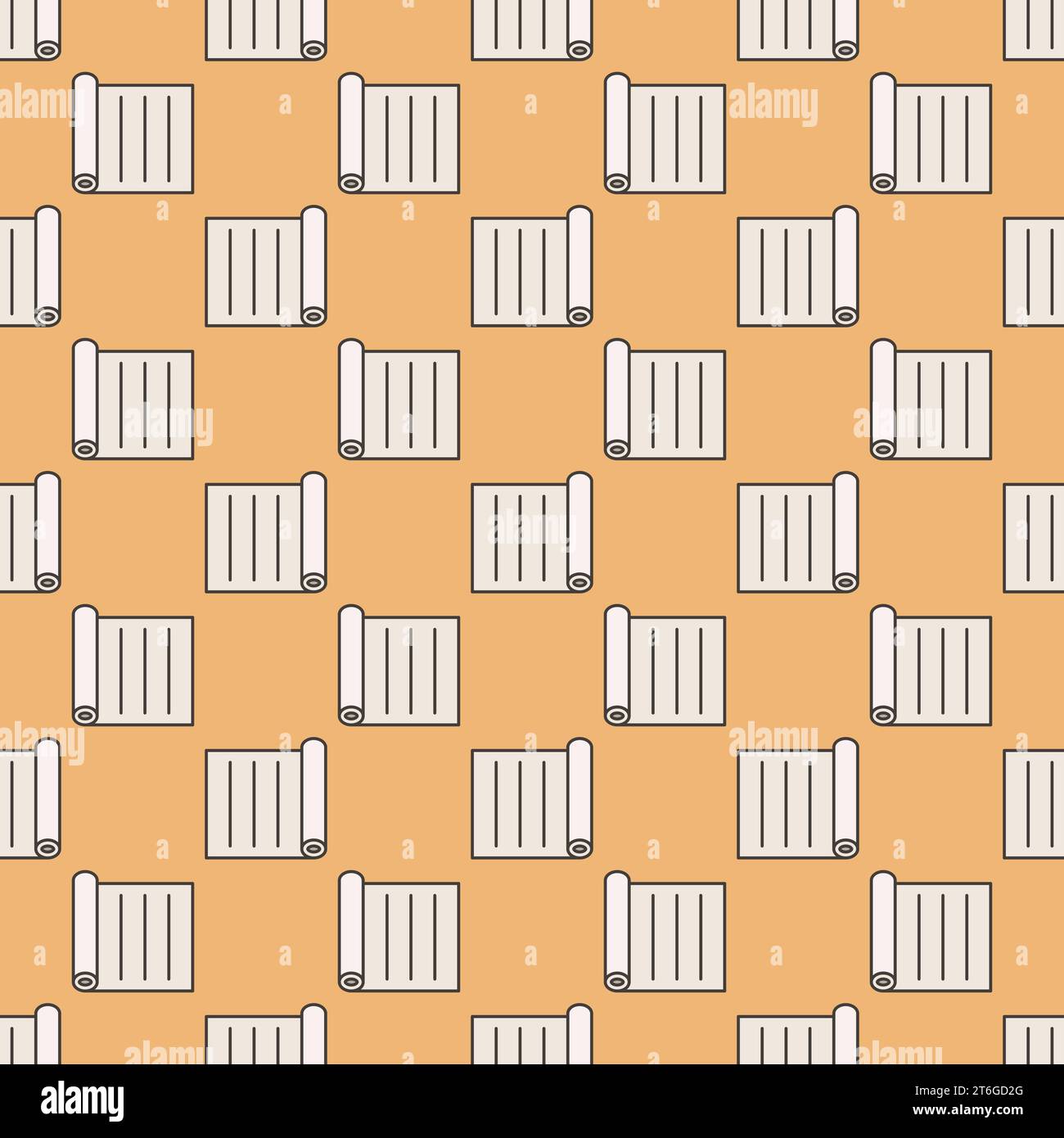 Underlayment for House Roof vector concept colored seamless pattern Stock Vector