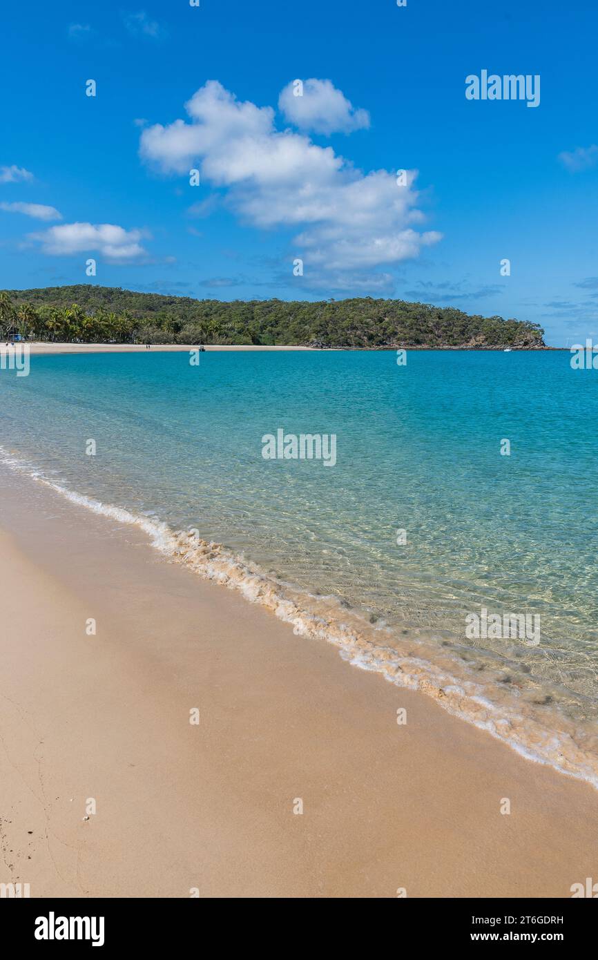 Idyllic Great Keppel Island - A Tropical Paradise on the Capricorn Coast near Yeppoon, Queensland, Showcasing Australia's Spectacular Island Beauty. Stock Photo