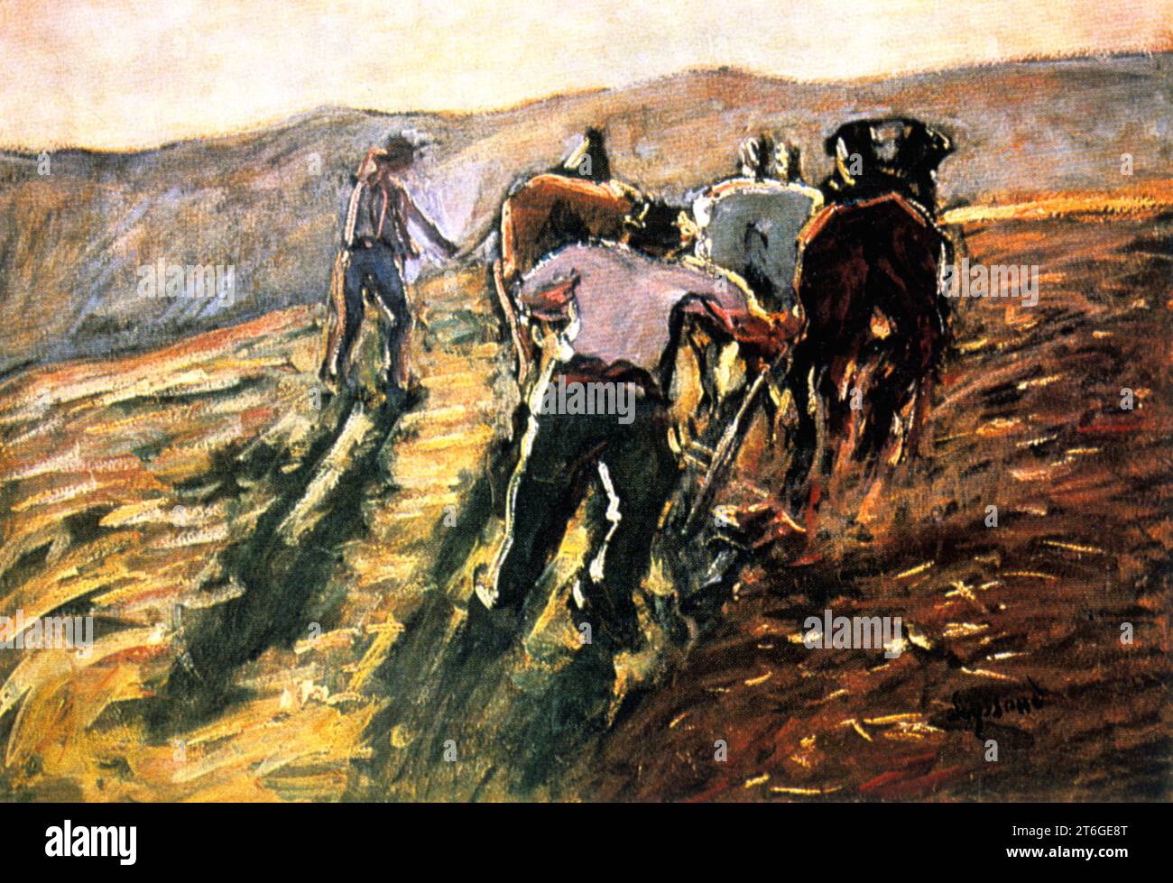'The Road', 1901. Hermitage, St Petersburg, Russia. Stock Photo
