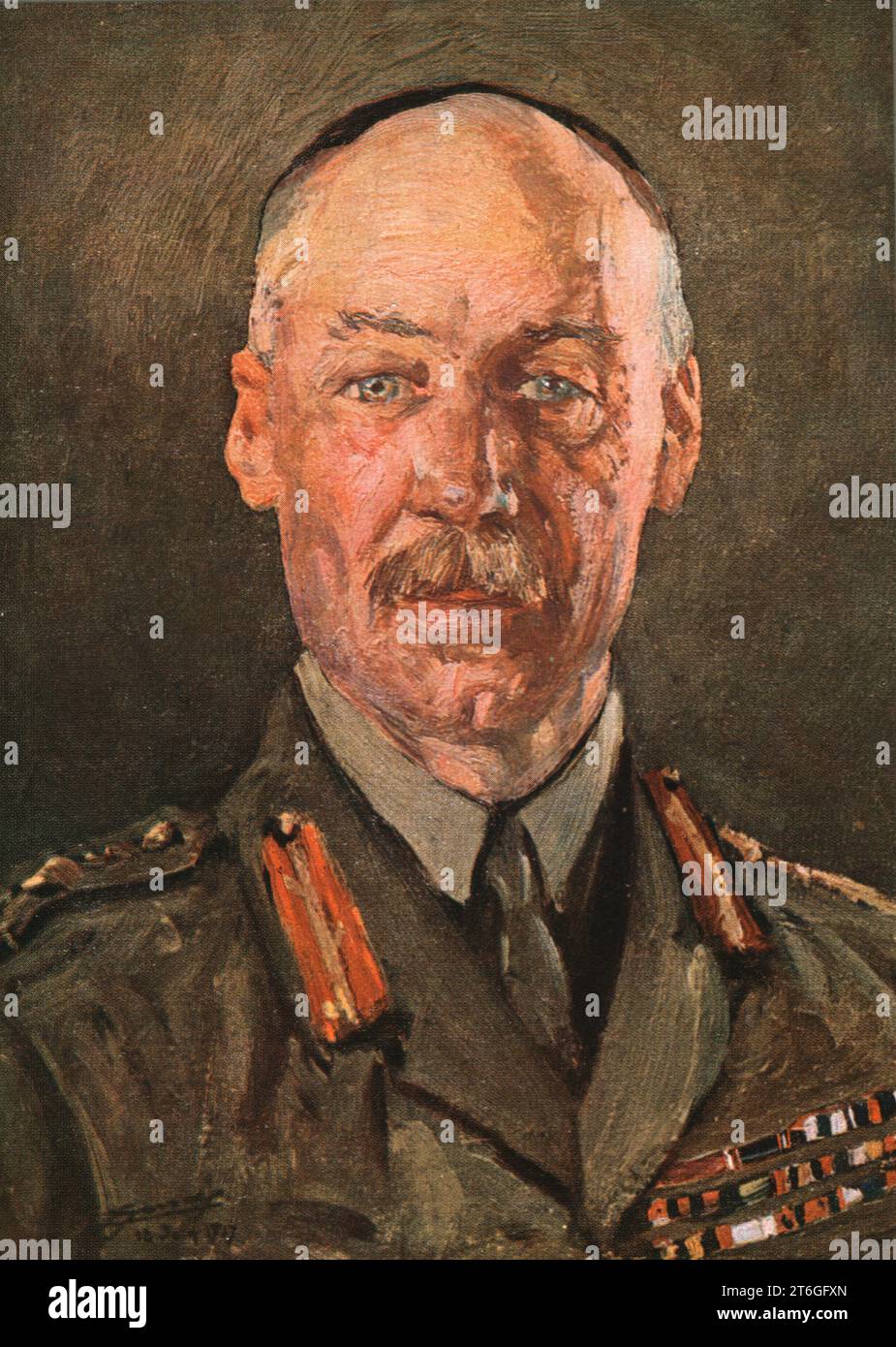 'General Sir H. S. Rawlinson', 1917. From &quot;L'Album de la Guerre 1914-1919, Volume 1&quot; [L'Illustration, Paris, 1924]. Stock Photo
