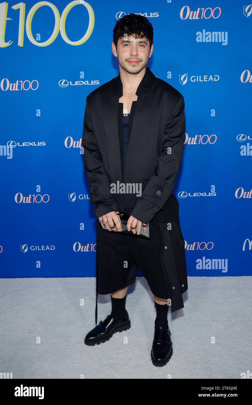 Hollywood, CA - NOVEMBER 9: David Archuleta, the OUT100 Party The Ultimate LGBTQ Celebration at NeueHouse Hollywood in Hollywood, California on November 9, 2023. Copyright: xFayexSadoux Stock Photo