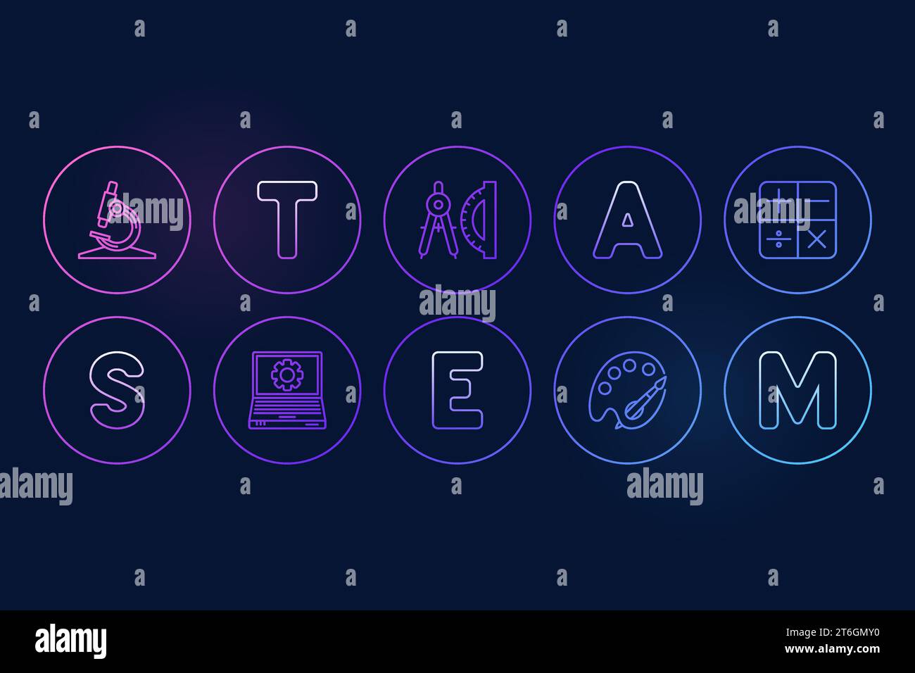 Science, Technology, Engineering, the Arts, Mathematics STEAM concept ...