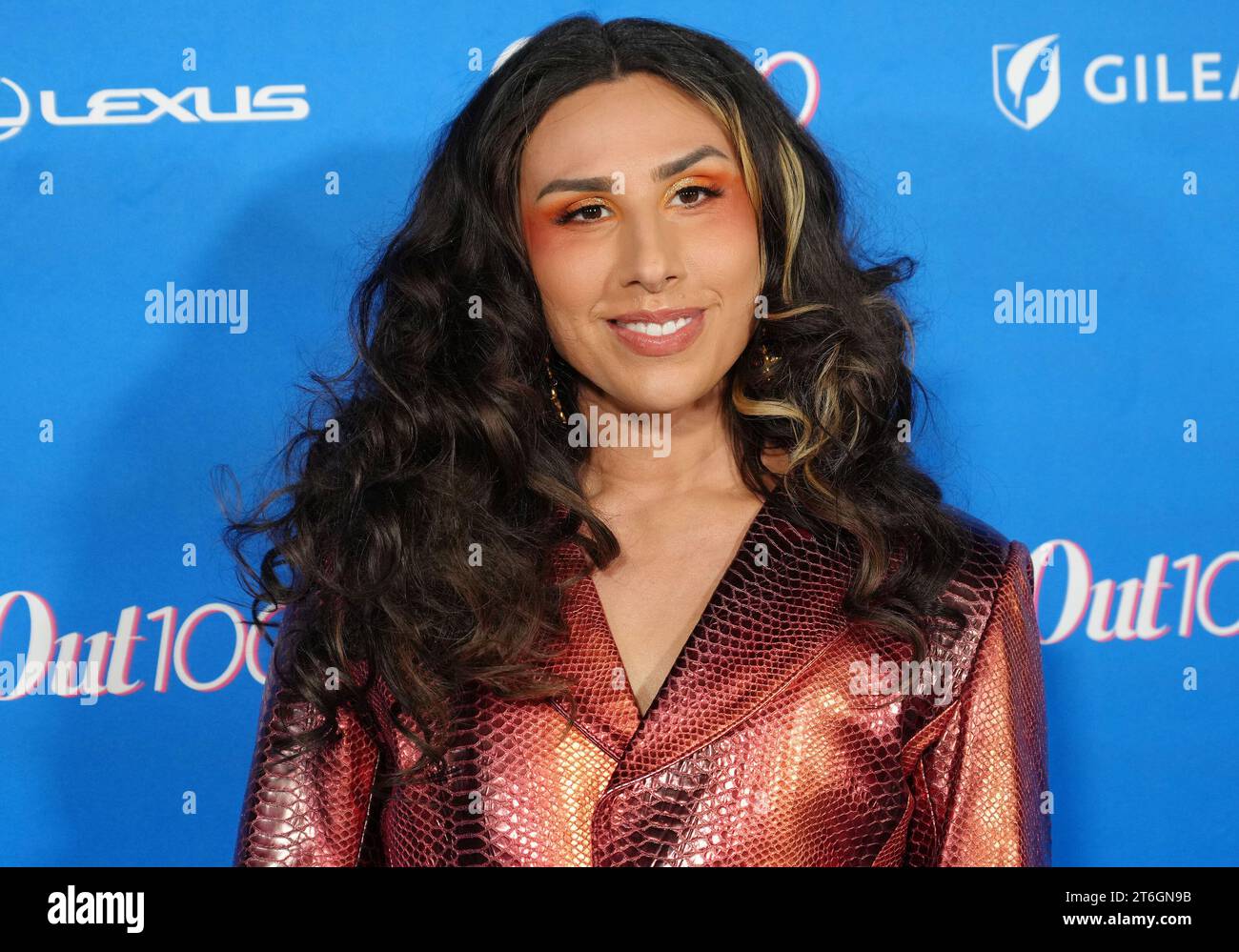 Los Angeles, USA. 09th Nov, 2023. River Gallo arrives at The OUT100 ...