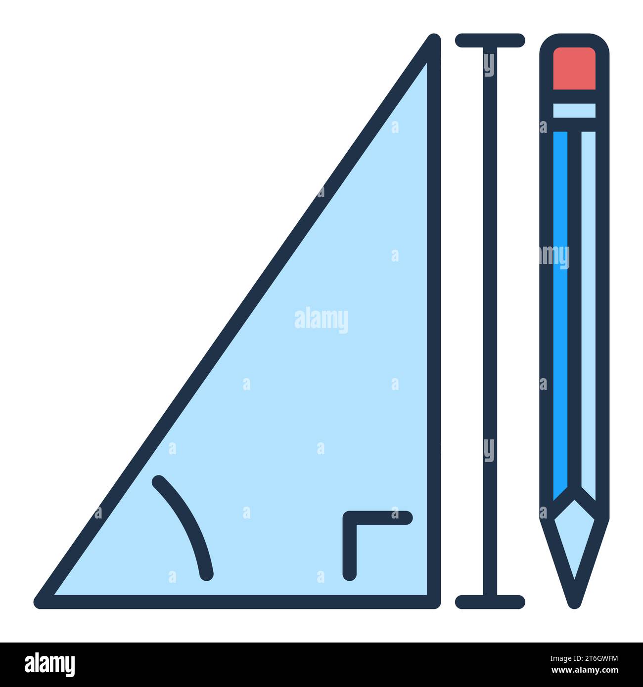 Single file triangle Stock Vector Images - Alamy