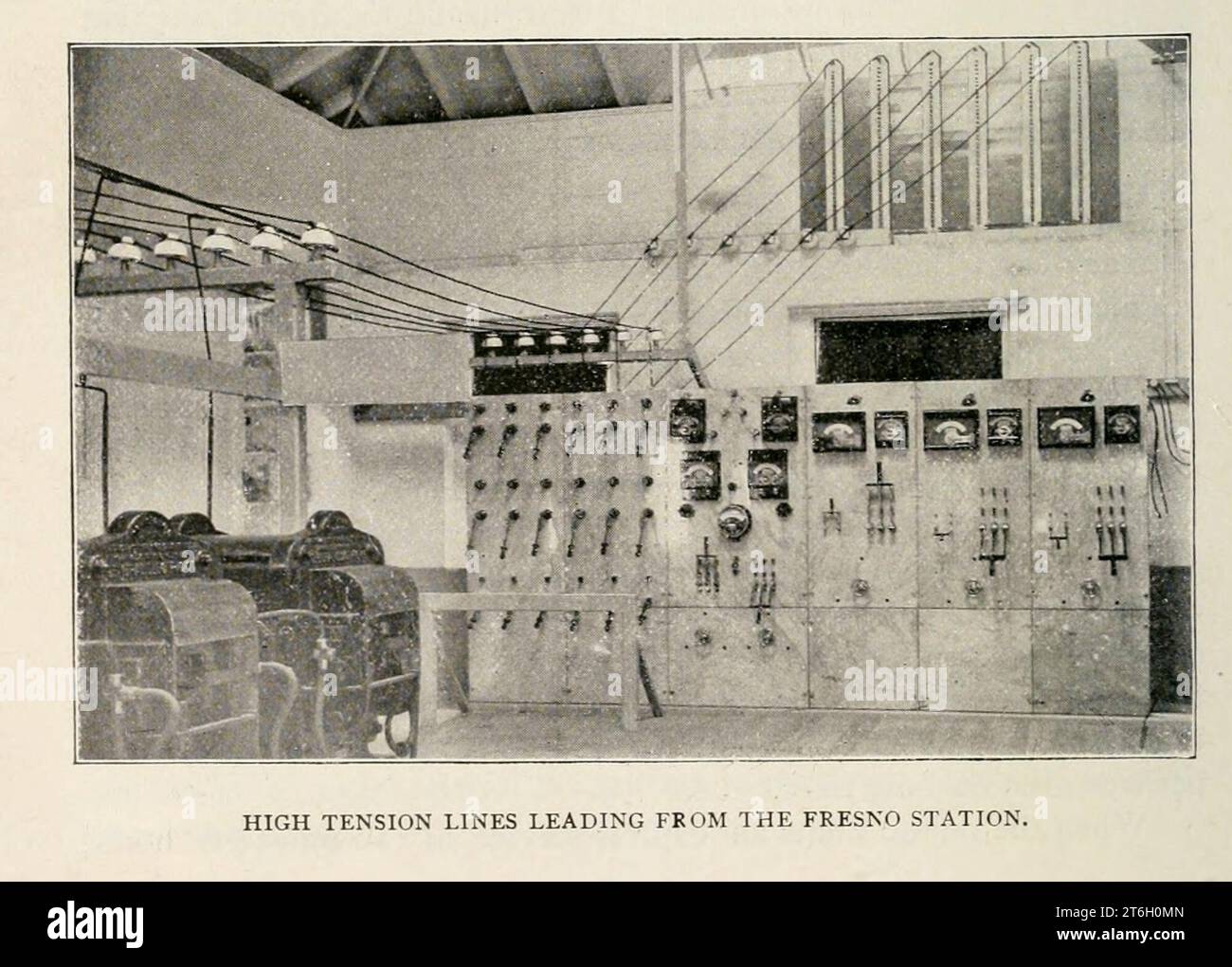 HIGH TENSION LINES LEADING FROM THE FRESNO STATION. from the Article