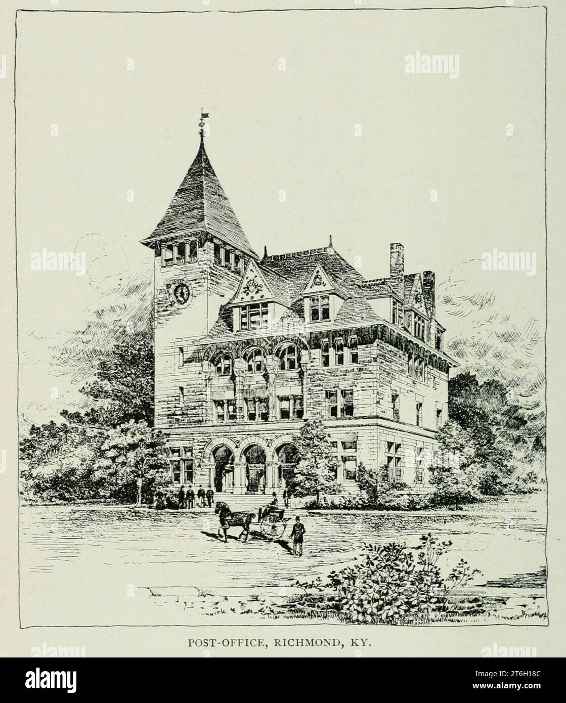 POSTOFFICE, RICHMOND, KY. from the Article THE ARCHITECTURE OF OUR