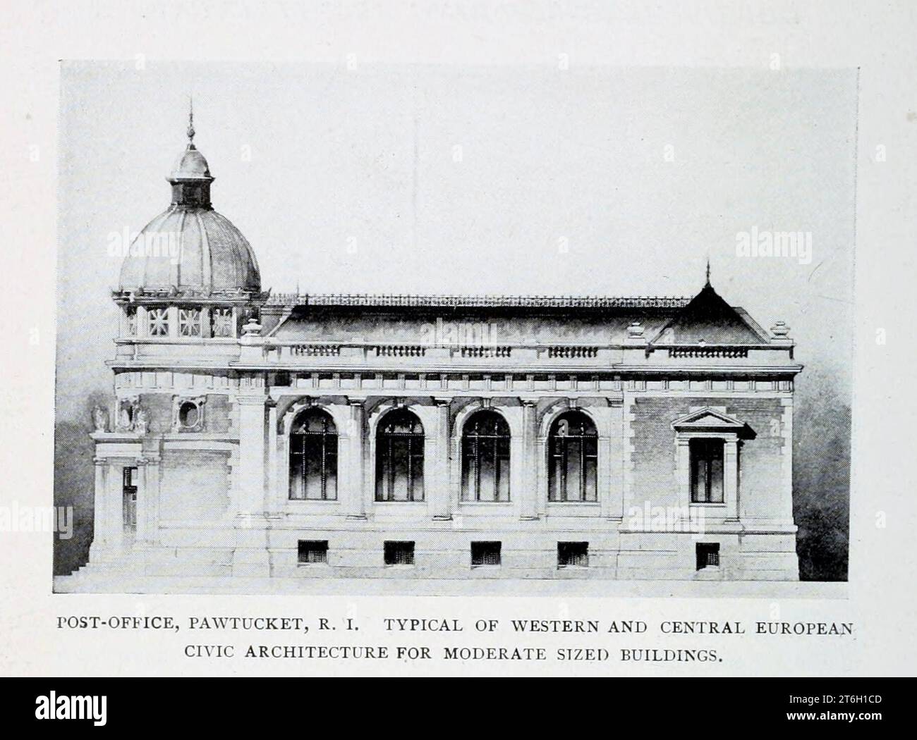 POSTOFFICE, PAWTUCKET, RI. TYPICAL OF WESTERN AND CENTRAL EUROPEAN