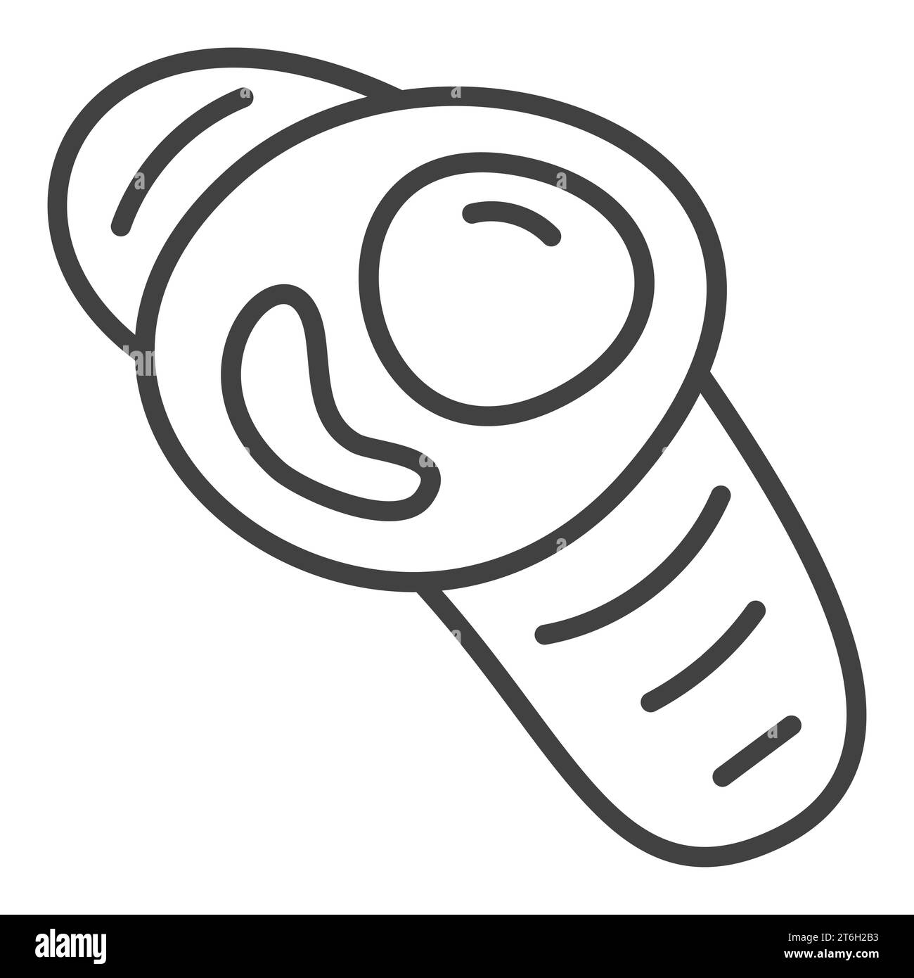 Microbe or Virus vector concept icon or symbol in outline style Stock ...