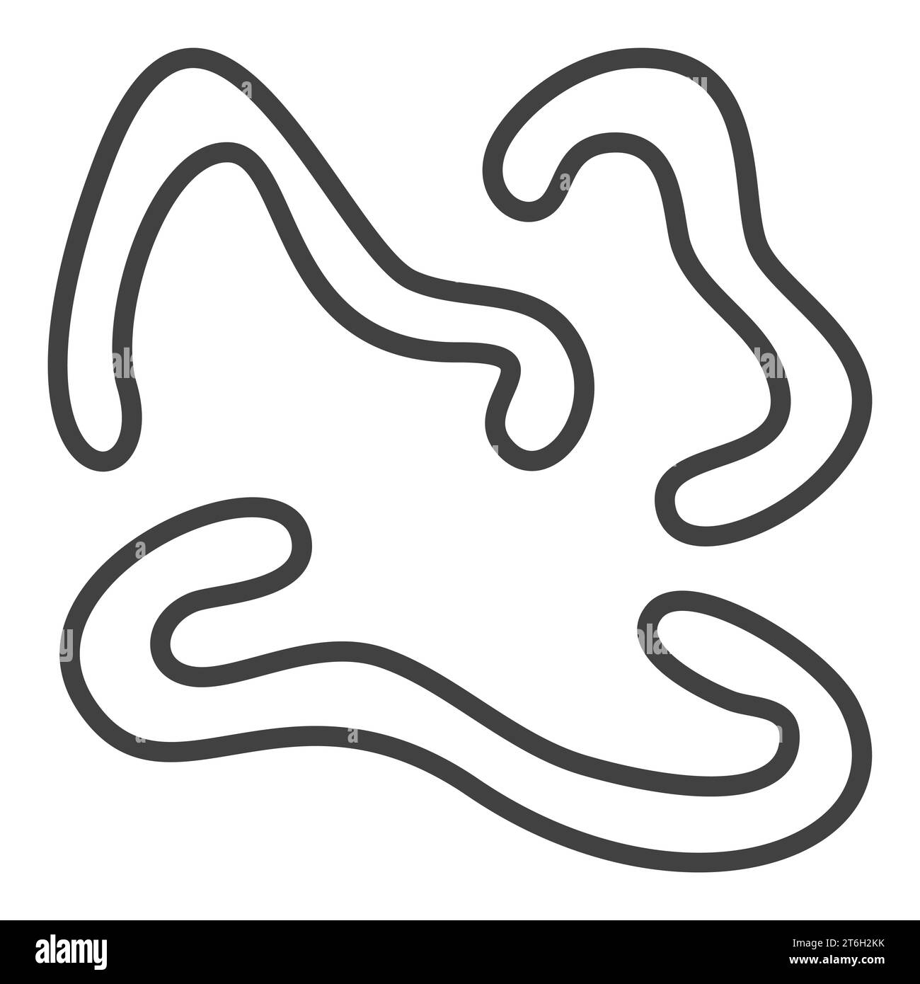 Microbes vector Microbiology concept linear icon or symbol Stock Vector