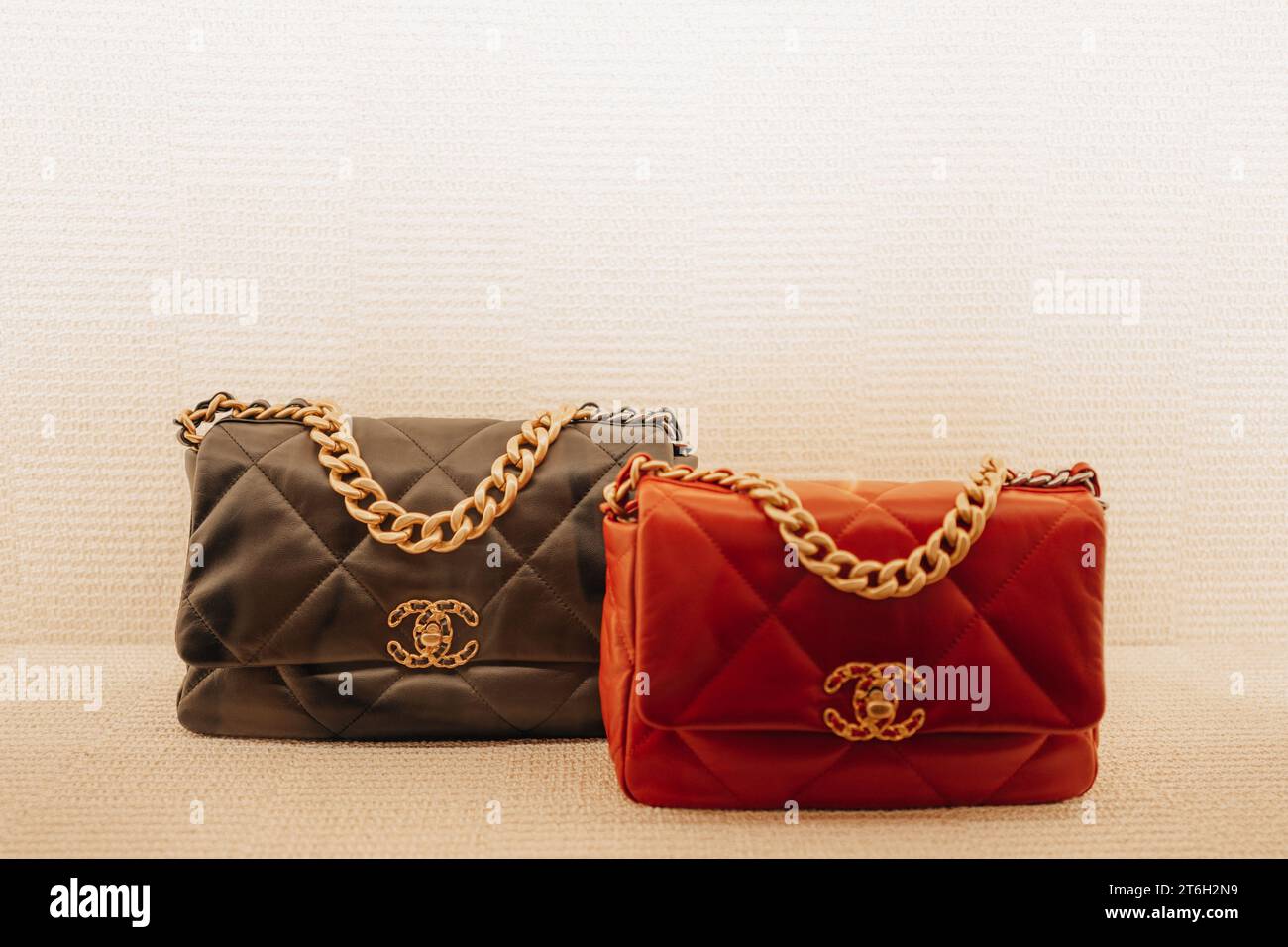 Chanel bag black hi-res stock photography and images - Alamy