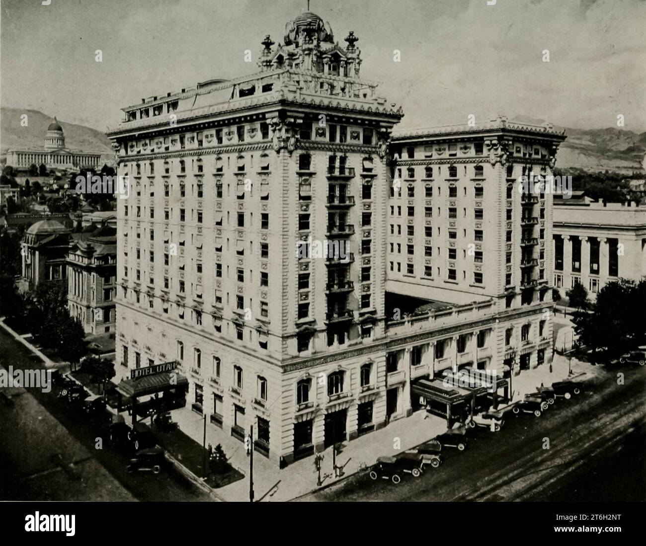 Hotel utah salt lake city from the book utah the land of blossoming