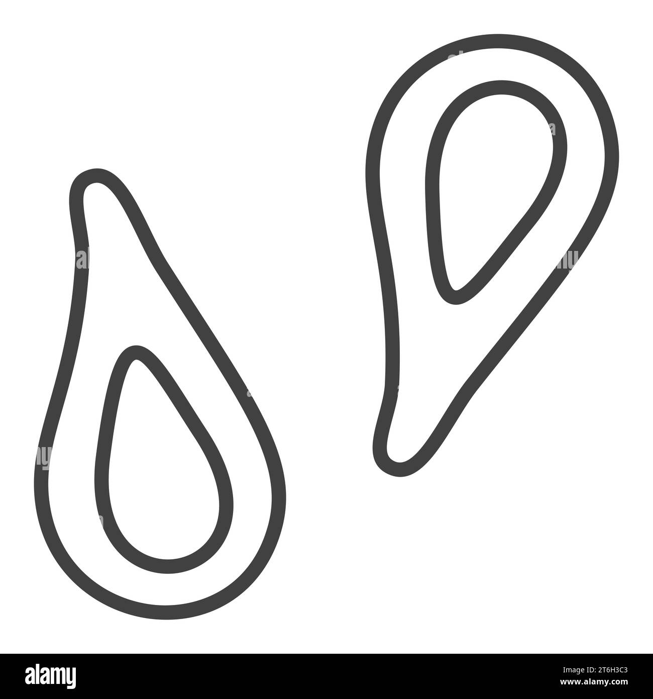 Microbe Primitive Bacteria vector concept linear icon or symbol Stock ...
