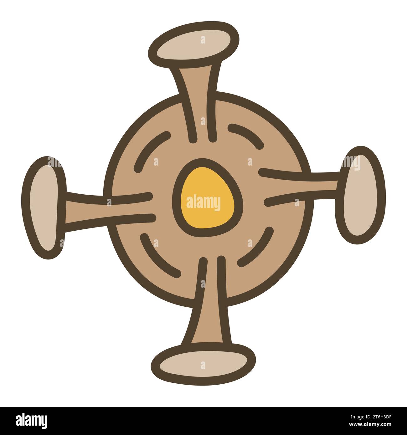 Microbe Bio Engineering vector concept colored icon or symbol Stock ...