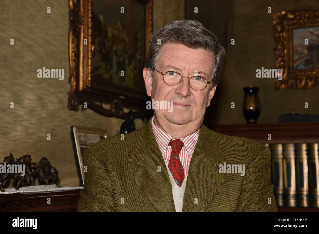 Milan, . 10th Nov, 2023. Milan, Italy FAI donation of two new houses Casa Crespi with Bagutta Collection and Casa Livio with Grandi Collection In the photo: Marco Magnifico FAI President Credit: Independent Photo Agency/Alamy Live News Stock Photo