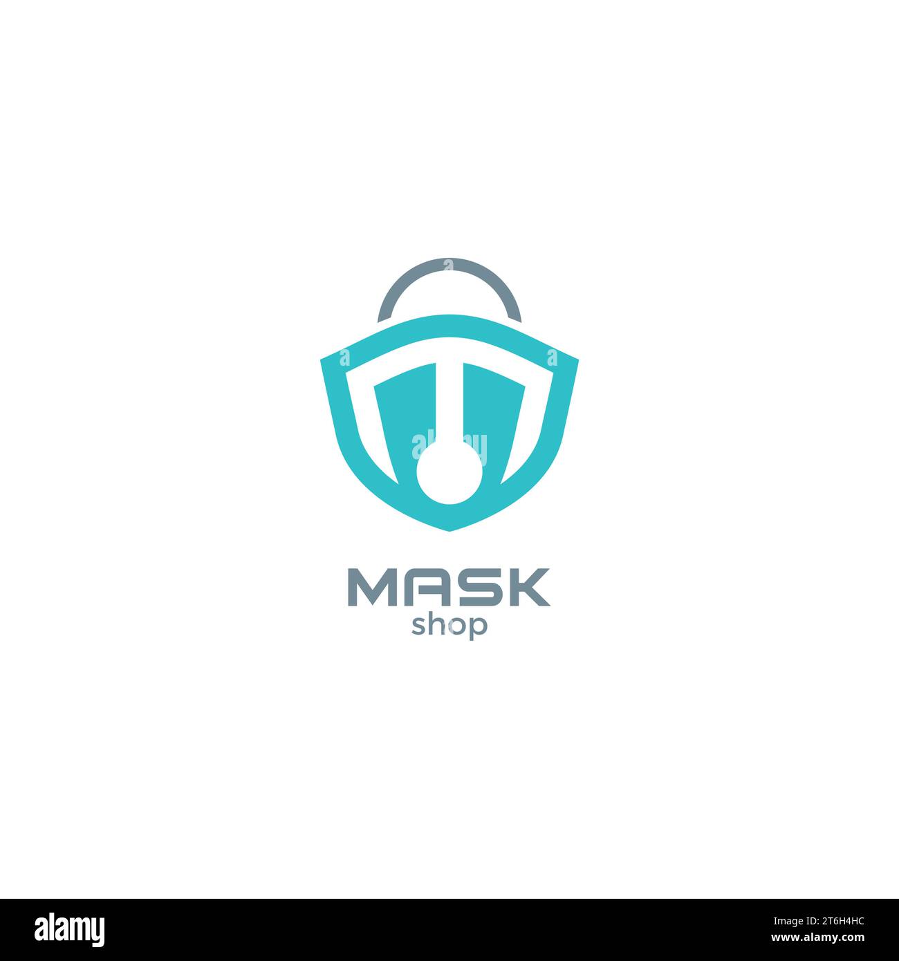 Mask Shop Logo Design. Letter M Mask Logo Stock Vector Image & Art - Alamy