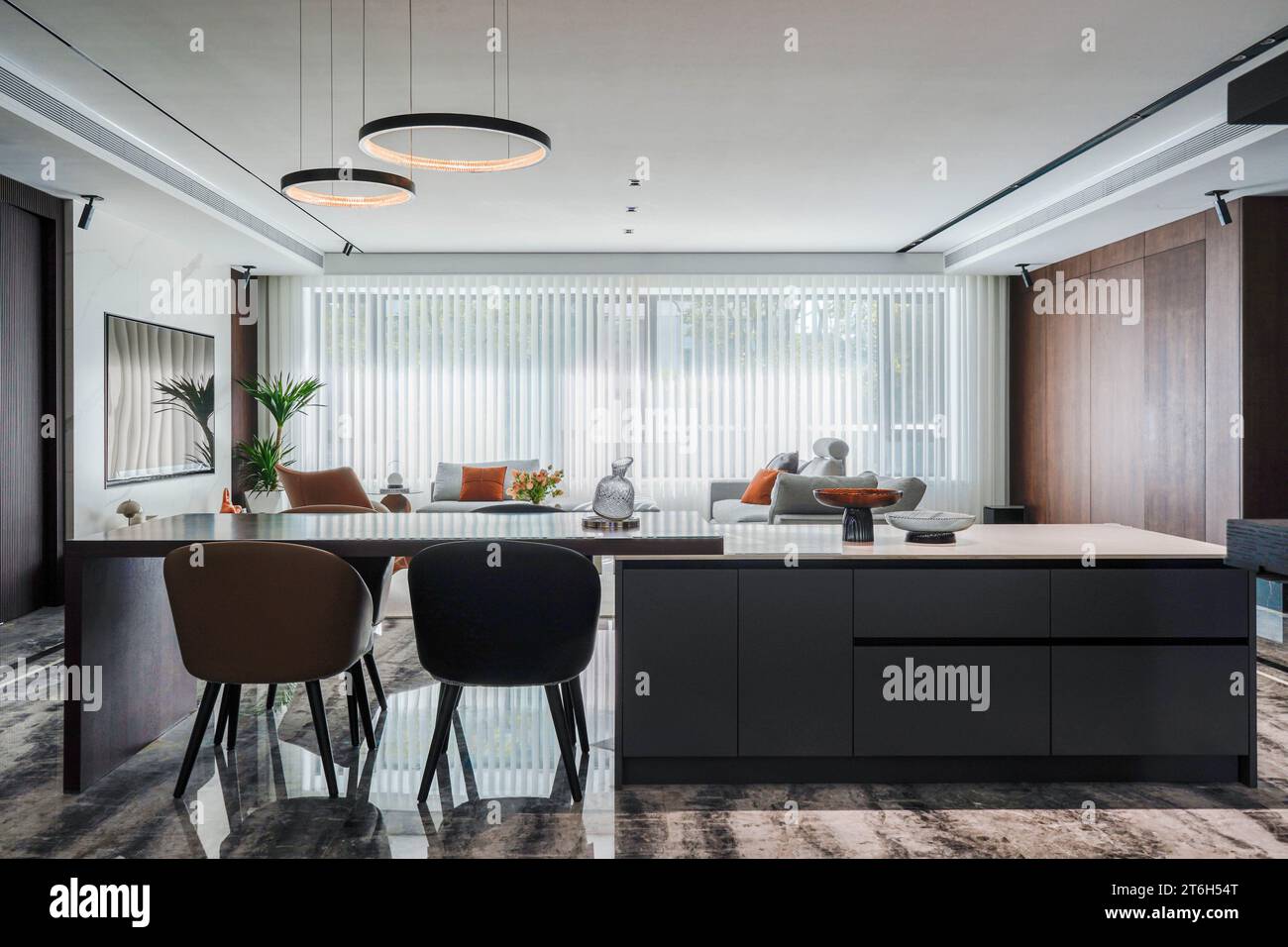 The Essence of Modern Interior Decor Stock Photo - Alamy