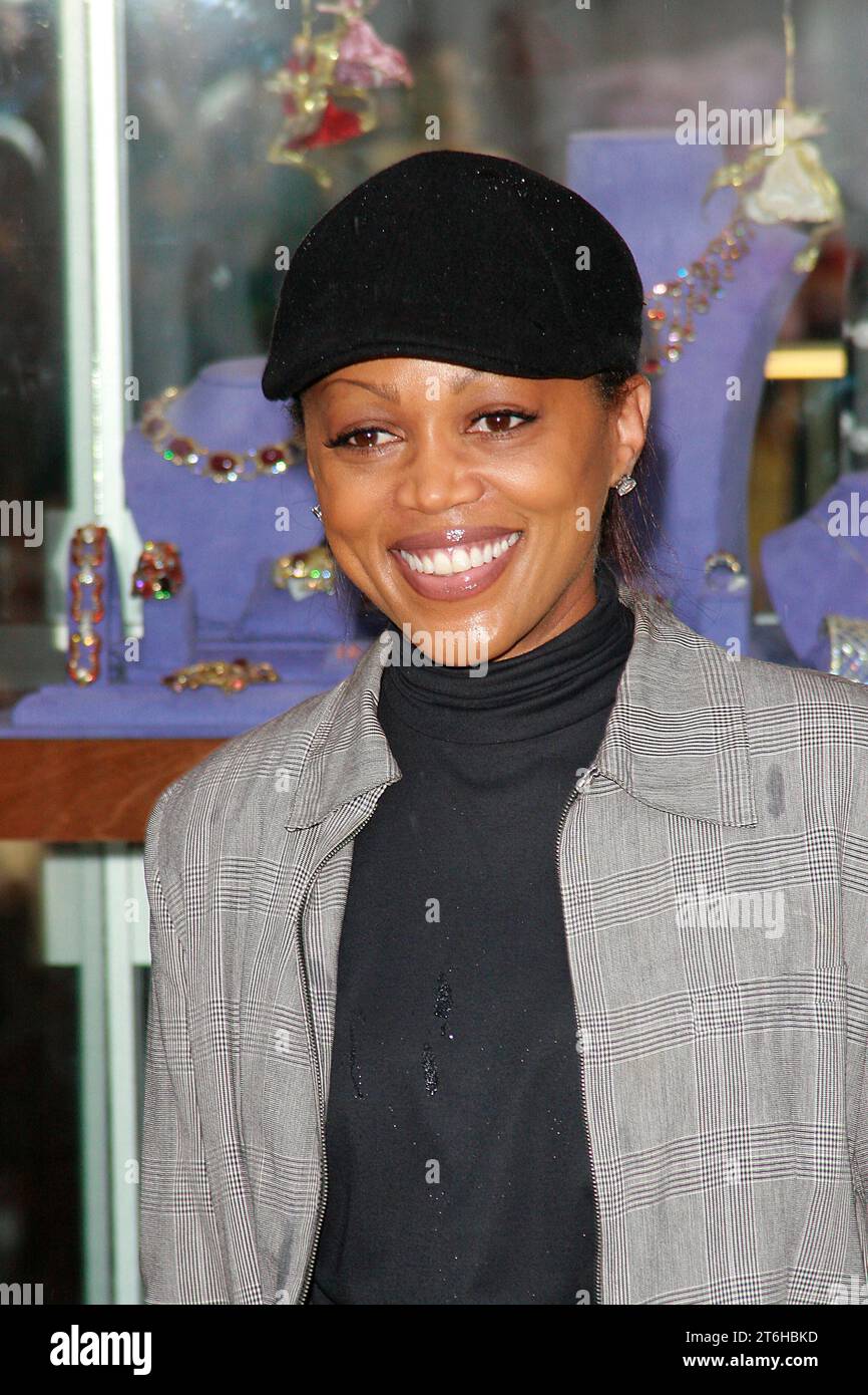 Theresa Randle at the opening of Luxury Jewels of Beverly Hills