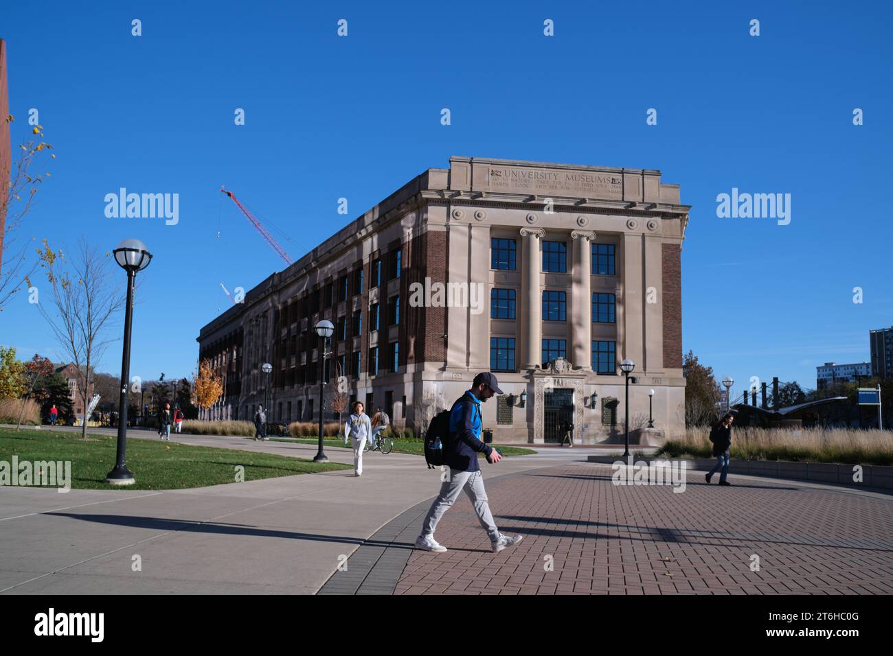 The Ruthven museums building at the University of Michigan in Ann Arbor Stock Photo