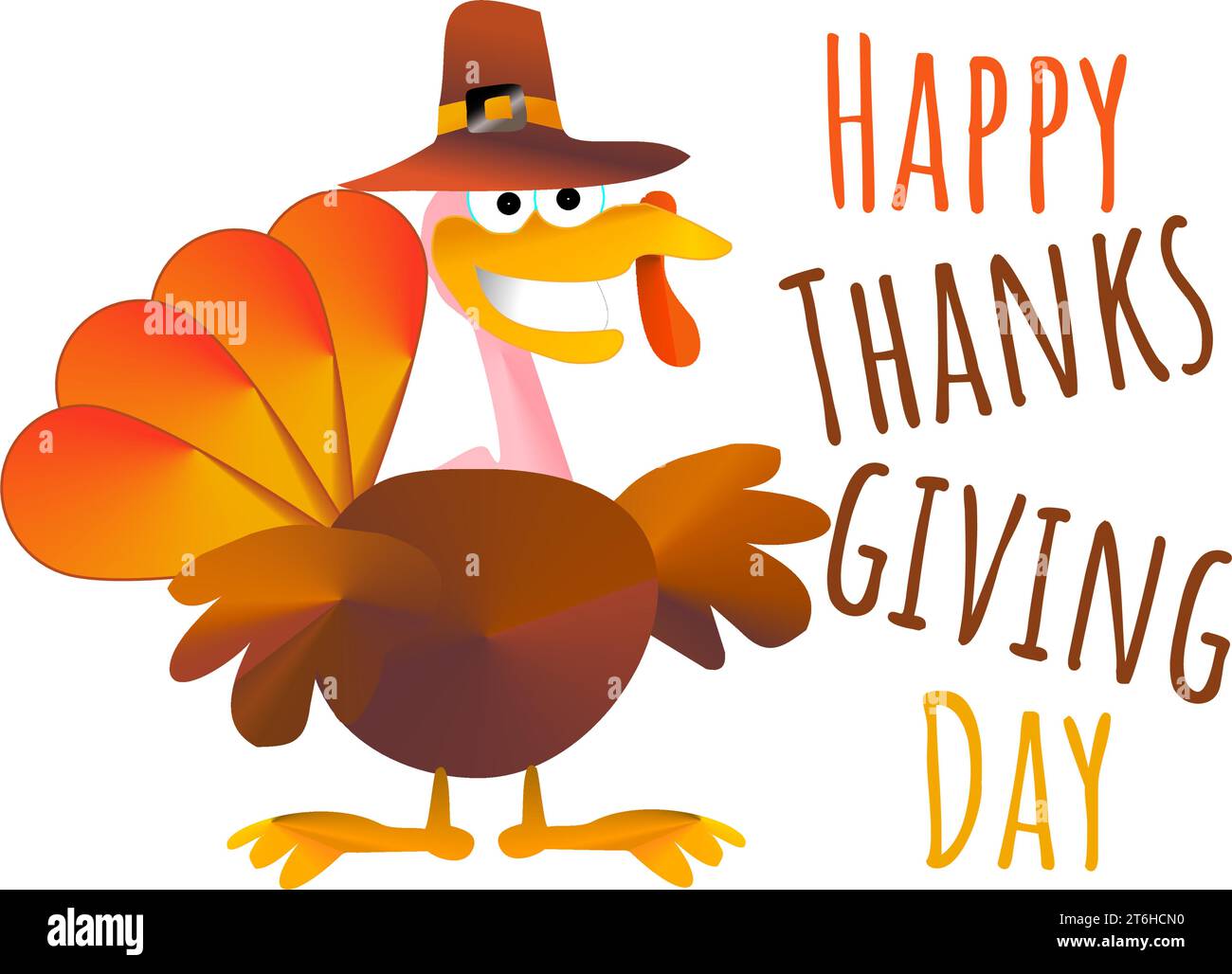 Happy thanksgiving day, autumn pumpkin great for website, email