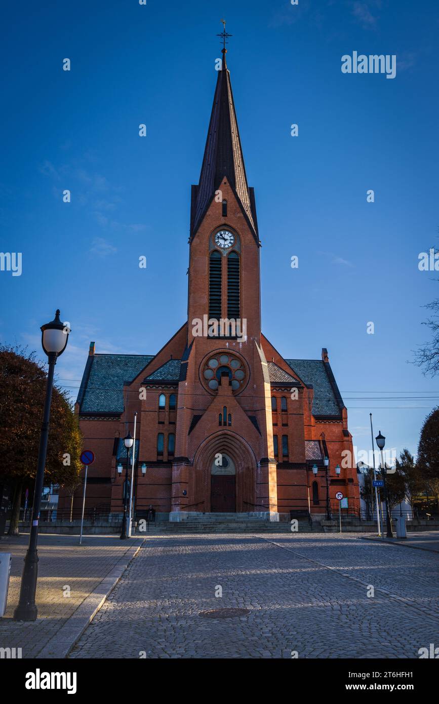 Var Frelsers Church in Haugesund, Norway Stock Photo