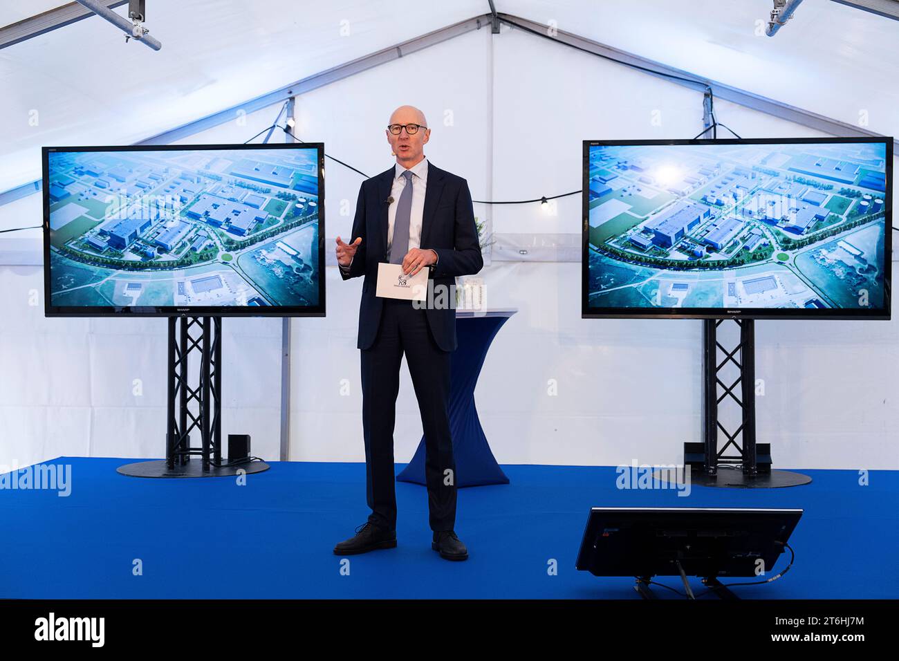 Lars Fruergaard Lars Fruergaard Joergensen, CEO of Novo Nordisk speaks during a press ...