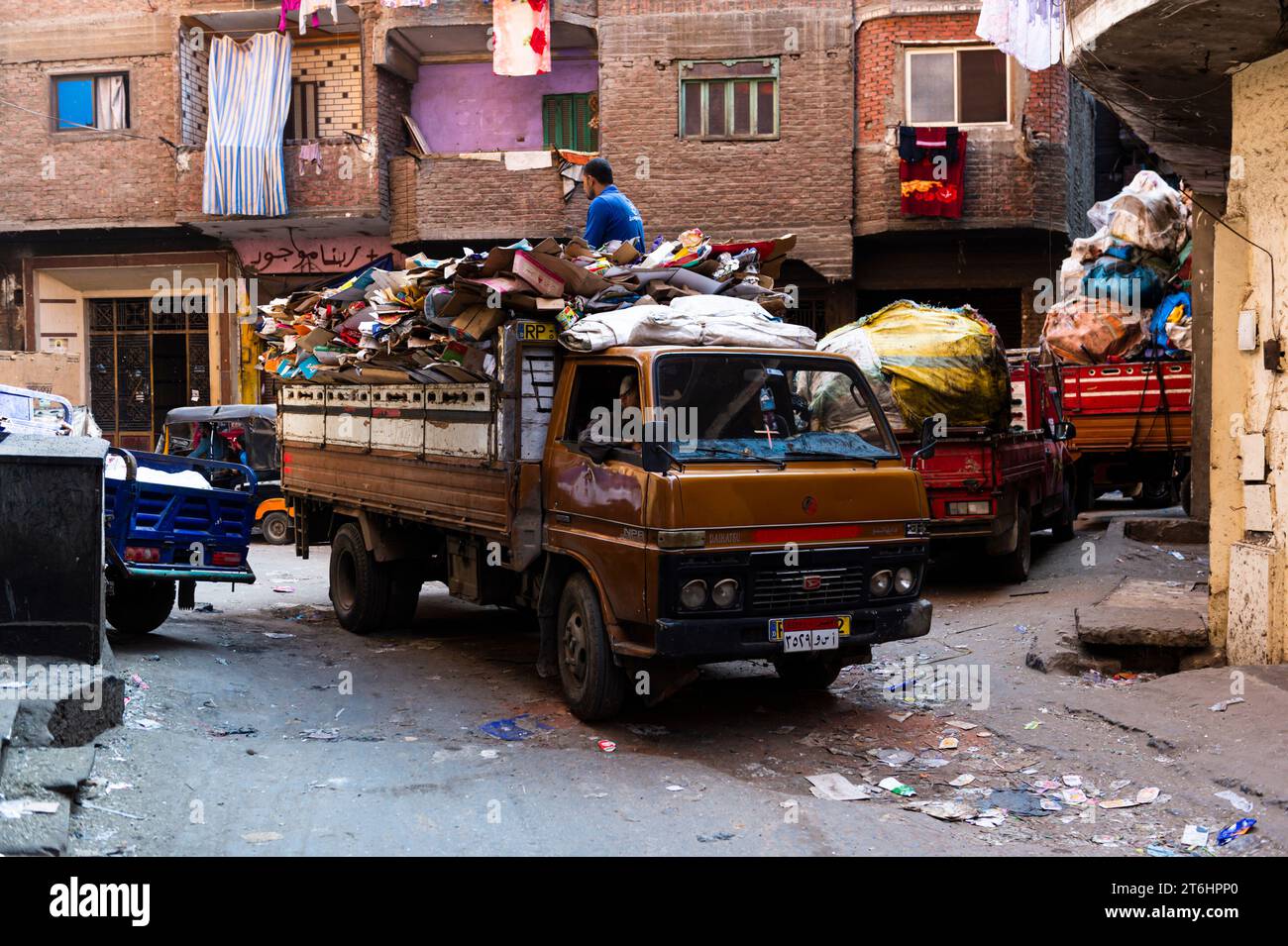 Egypt, Cairo, Manschiyet Nasr, Garbage City Stock Photo Alamy