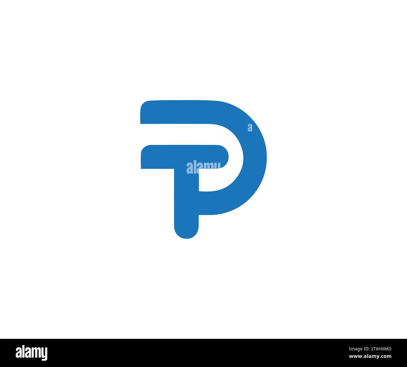 TP letter logo design vector template Stock Vector