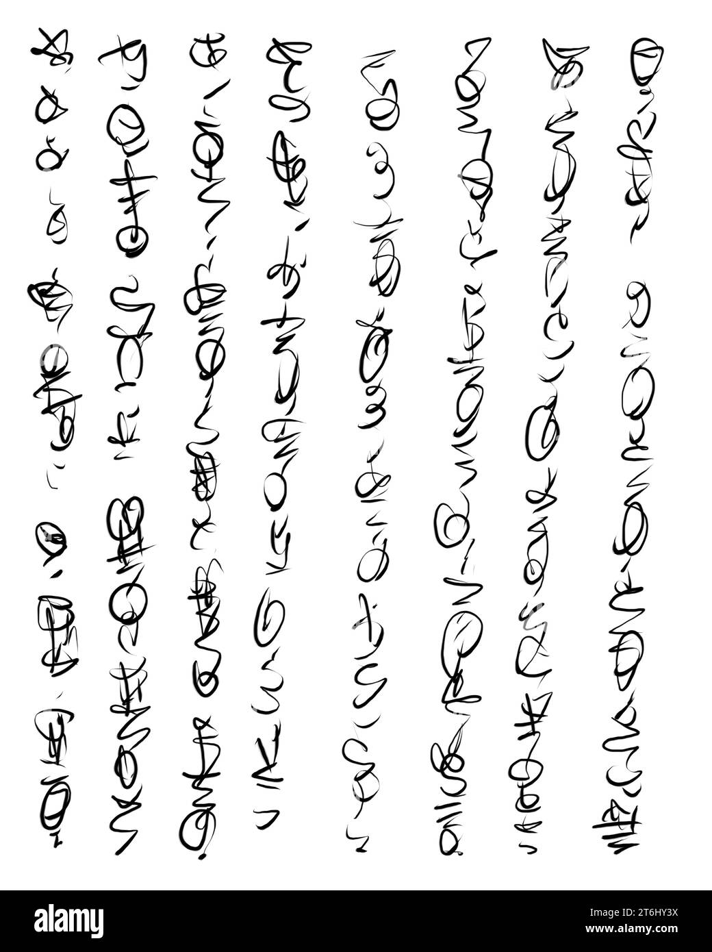 Abstract Handwritten Text Notes Scribbles Extraterrestrial Writing abstract-handwritten-text-notes-scribbles-extraterrestrial-writing